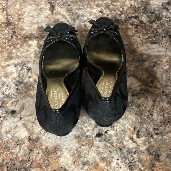 🖤NWT Coach Women’s Irene Wedge Size 7.5 Black🖤 - Picture 6 of 8